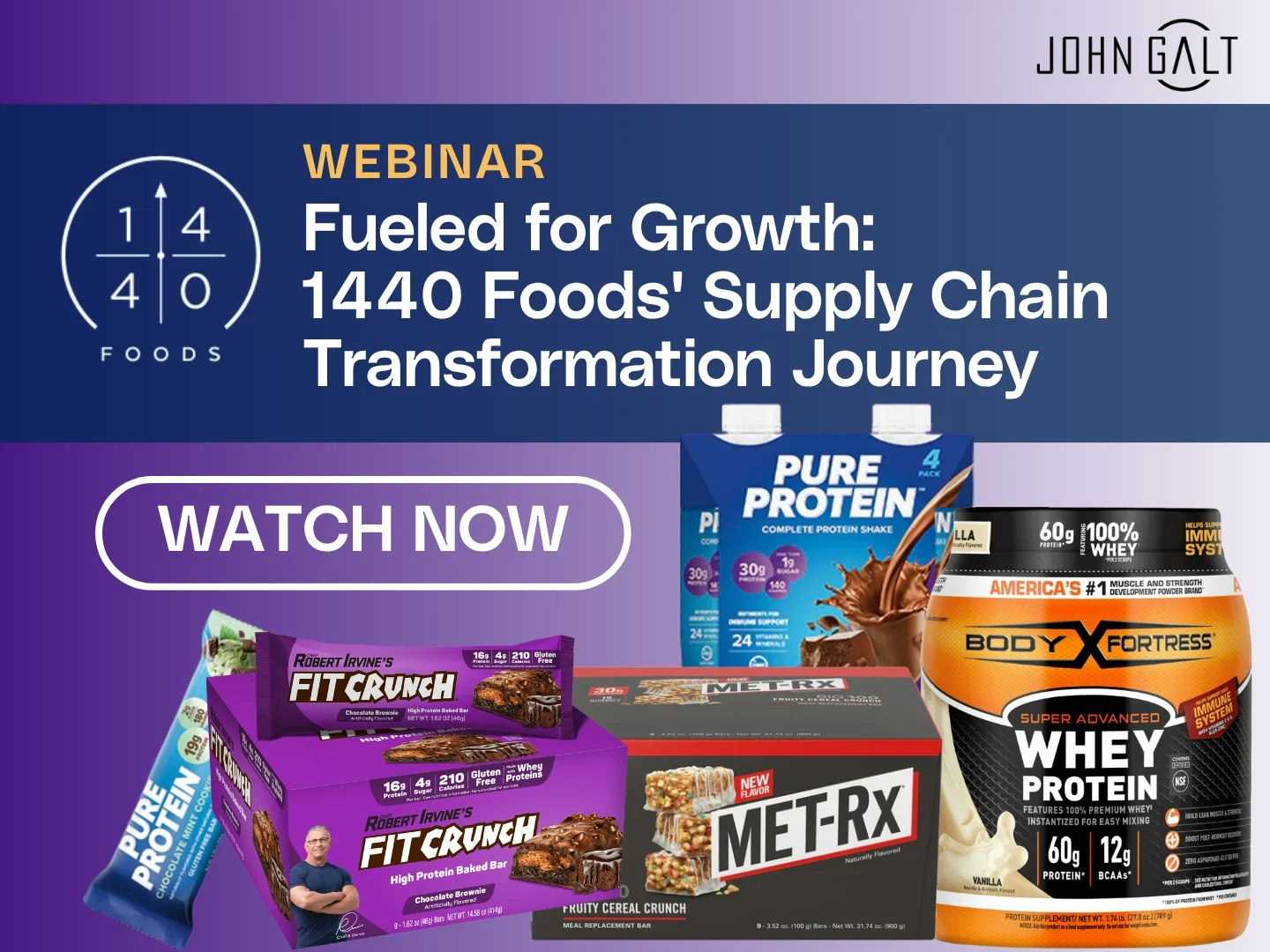 1440 Foods Supply Chain Transformation Journey Thumbanail